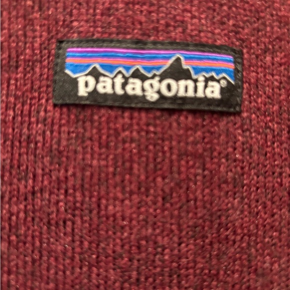 Patagonia maroon full zip jacket - Picture 2 of 2